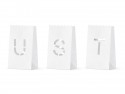 11 Lanternes - sachets de bougies - Just Married