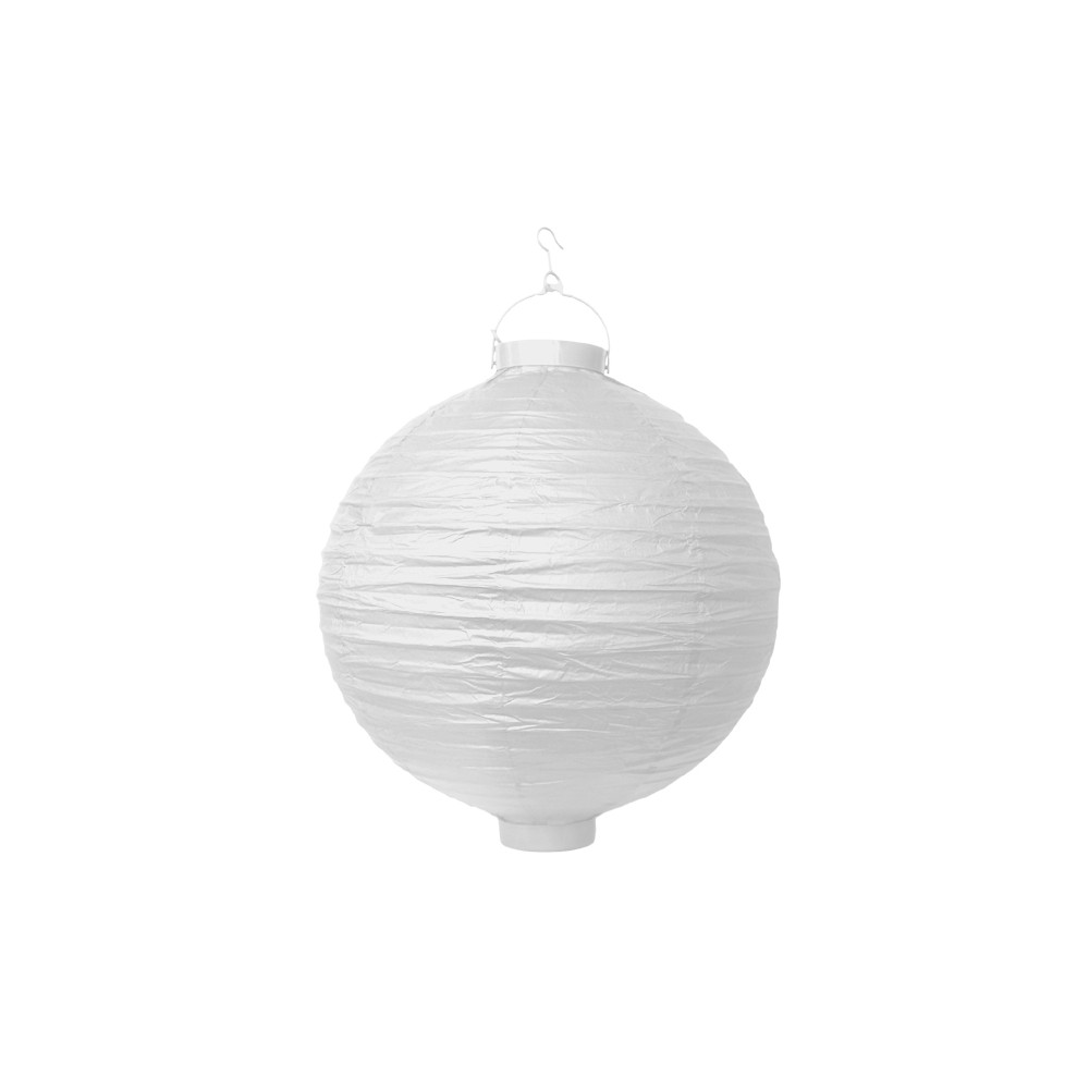 Lanterne en papier - blanche - 20cm