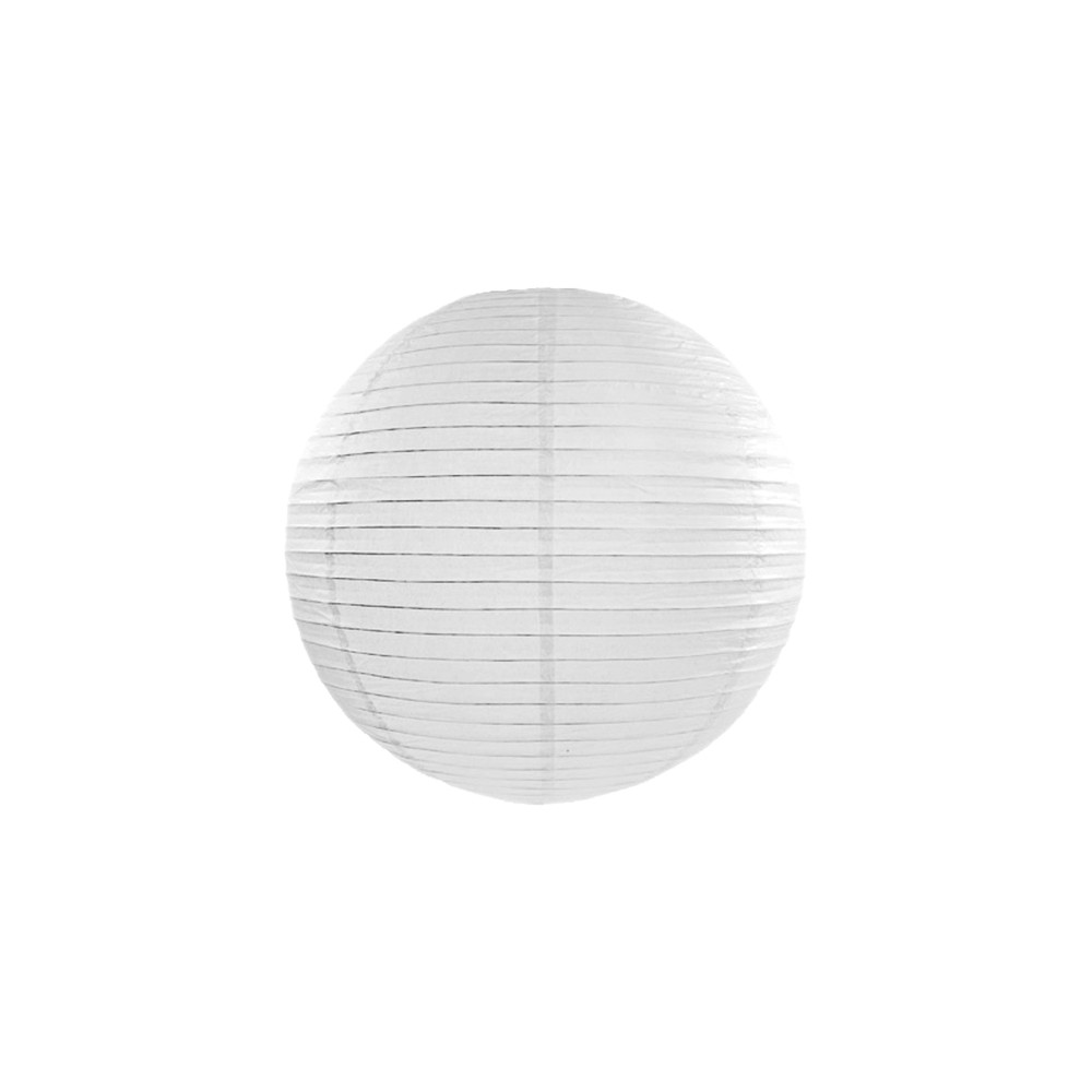 Lanterne en papier - blanche - 20cm