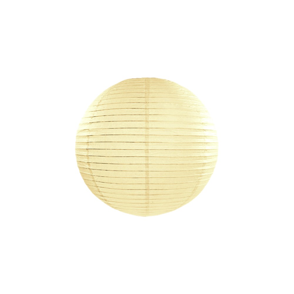Lanterne en papier - crème - 20cm