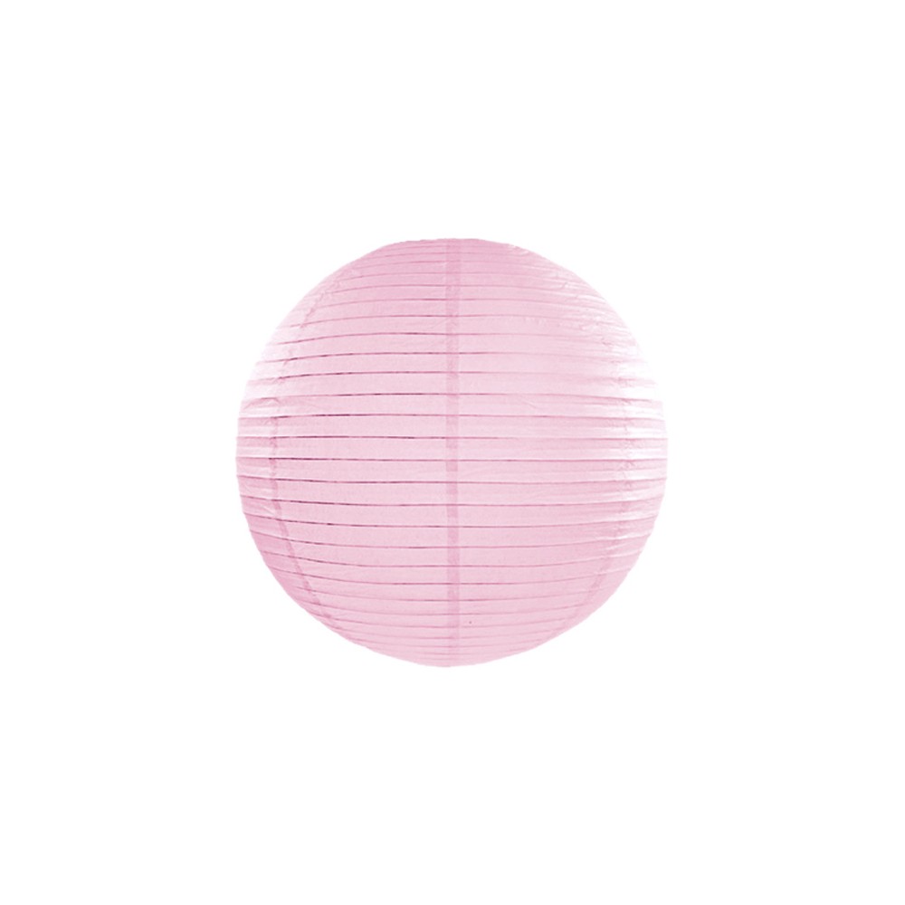 Lanterne en papier - rose clair - 20cm