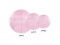 Lanterne en papier - rose clair - 20cm