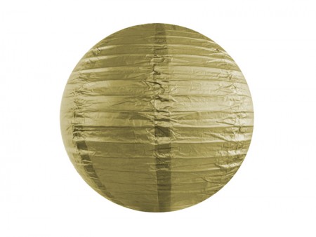Lanterne en papier - or - 25cm