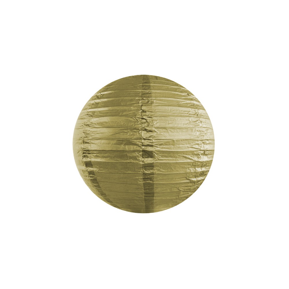 Lanterne en papier - or - 35cm