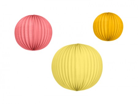 3 Ensemble de lanternes en...