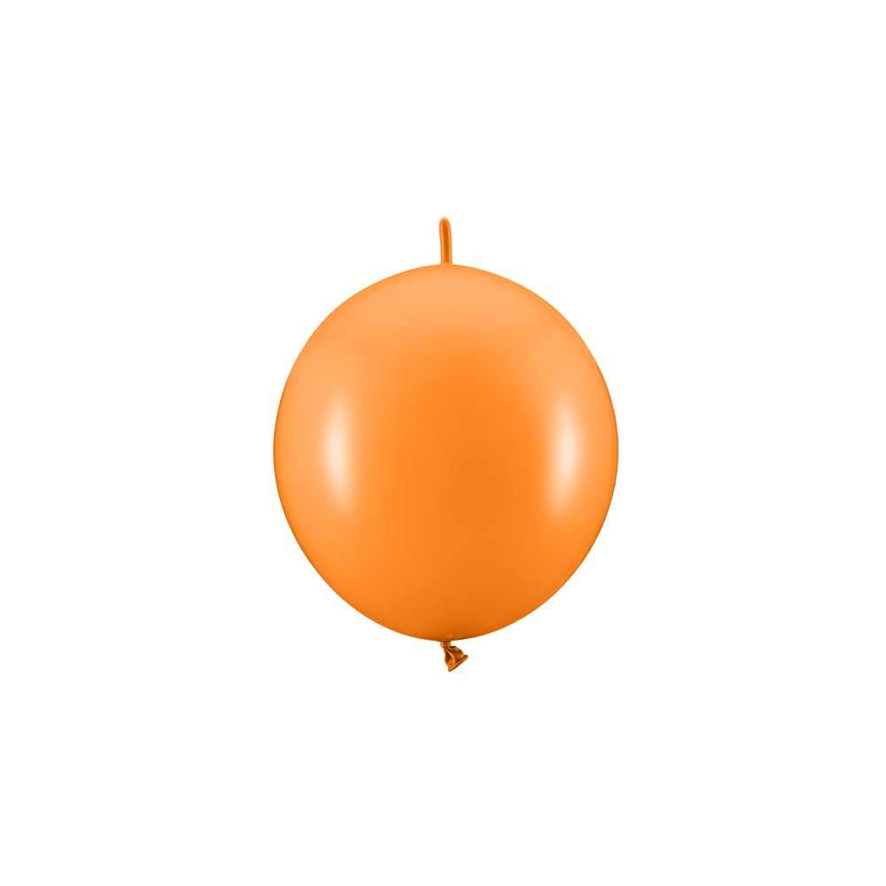 20 ballons en latex à relier – Orange mandarine – 28 cm