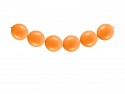 20 Ballons à Relier - 28 cm - Pastel mandarine Orange