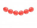20 ballons en latex à relier – Rouge coquelicot – 28 cm