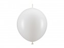 20 Ballons de liaison - 28cm - Blanc pur pastel