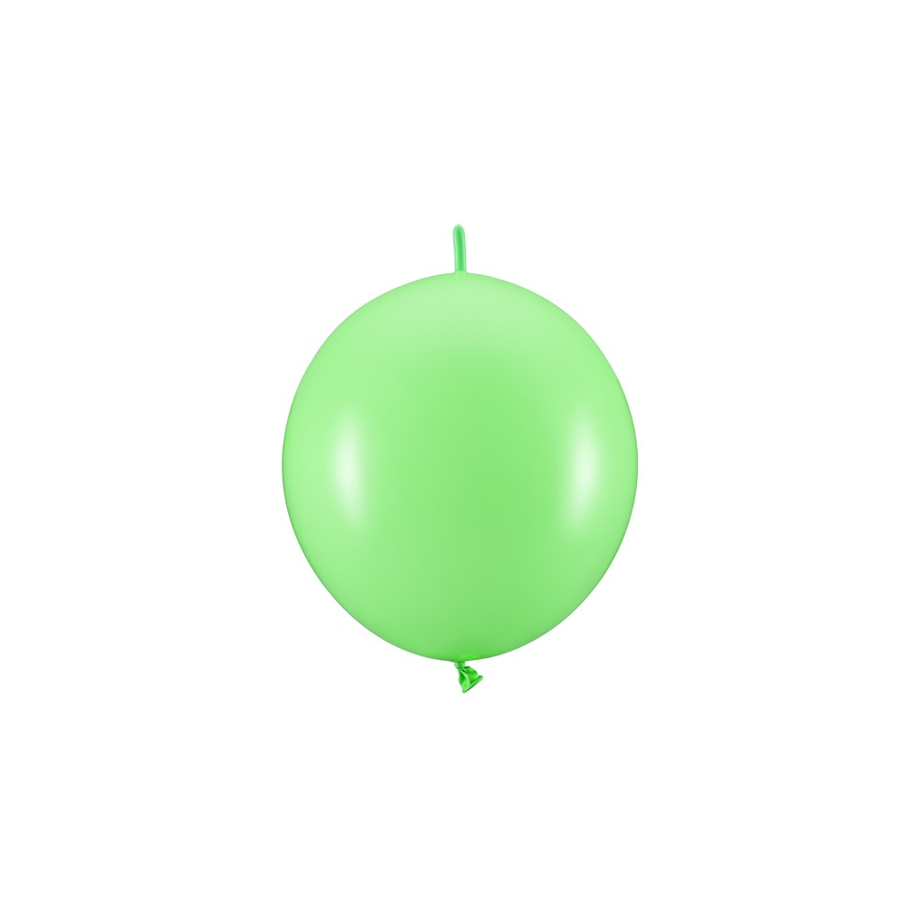 20 ballons en latex à relier – Vert vif – 28 cm