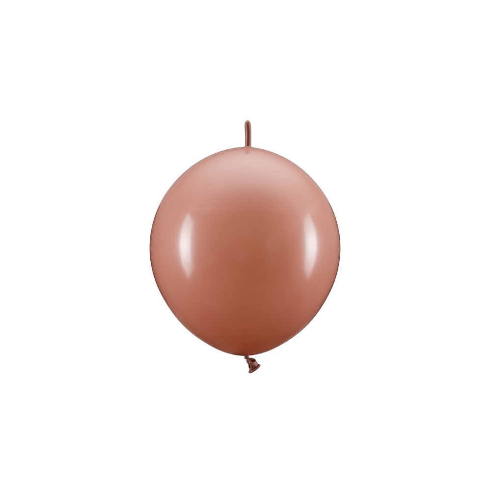 20 ballons en latex à relier – Rose poudré – 33 cm