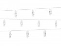 Lumières LED pinces décoratives - transparentes
