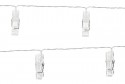 Lumières LED pinces décoratives - transparentes