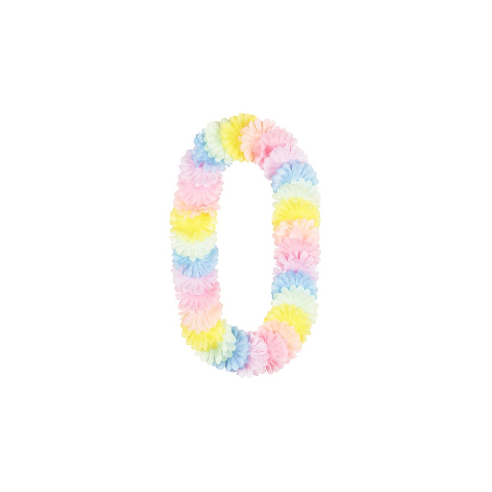 Collier hawaïen pastel