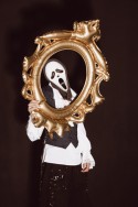 Masque d'Halloween avec capuche