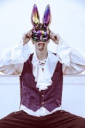 Masque Lapin - noir