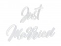Patch Just Married - blanc