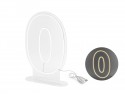 Néon LED - Chiffre '0' - blanc - 50cm