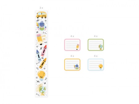 19 Autocollants Ecole