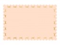 Nappe en papier Bows - rose