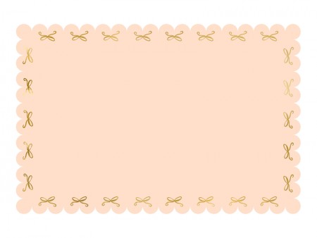 Nappe en papier Bows - rose