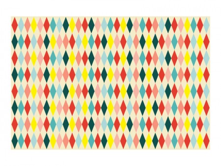 Nappe en papier Losanges