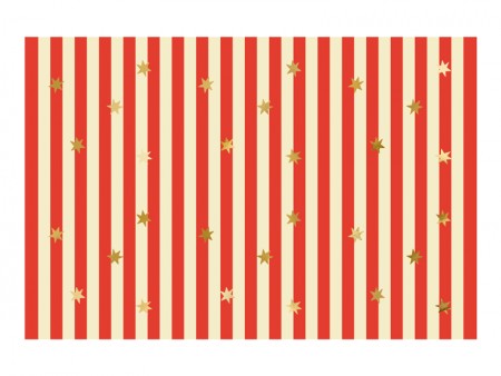 Nappe en papier Rayures et...