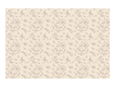 Nappe Fleurs Beige