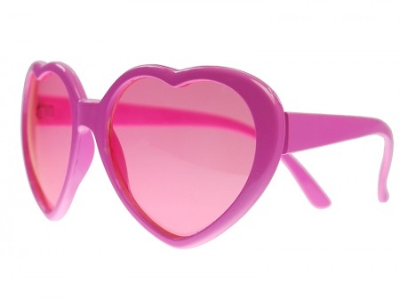 Lunettes Coeurs - rose