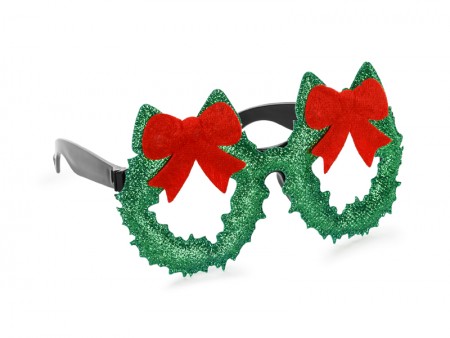Lunettes couronne de Noël