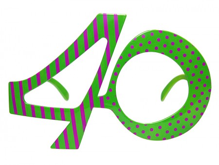 Lunettes 40 - vertes