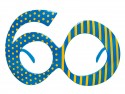 Lunettes 60 - bleu