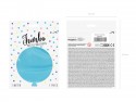 Ballon rond 1m - bleu clair pastel