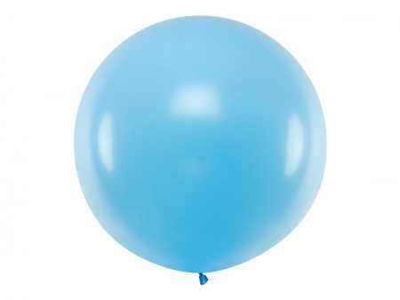 Ballon rond 1m - bleu ciel...
