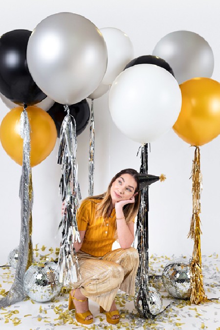 1 ballon rond en latex –...