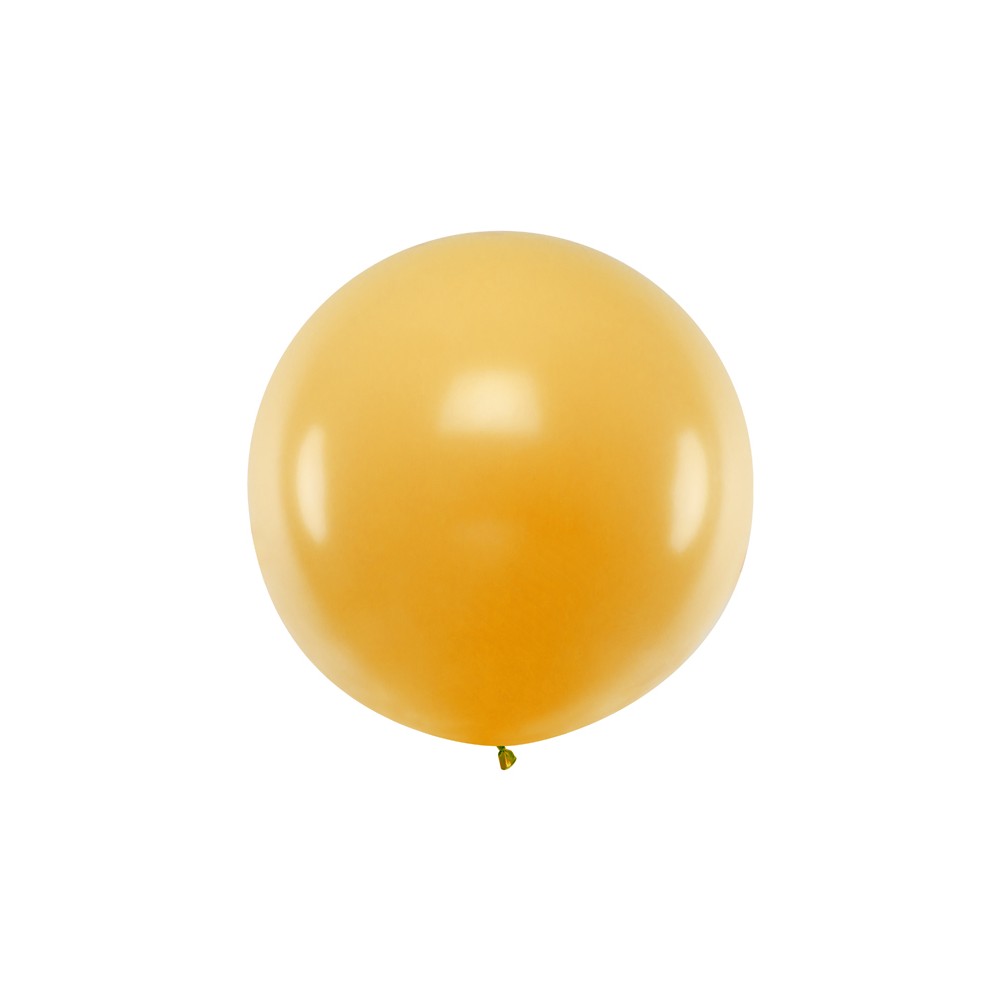 Ballon rond 1m - Or Métallique