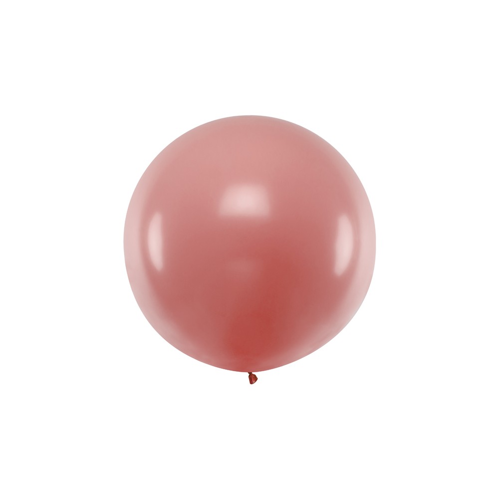 1 ballon rond en latex – Rose sauvage – 1 m