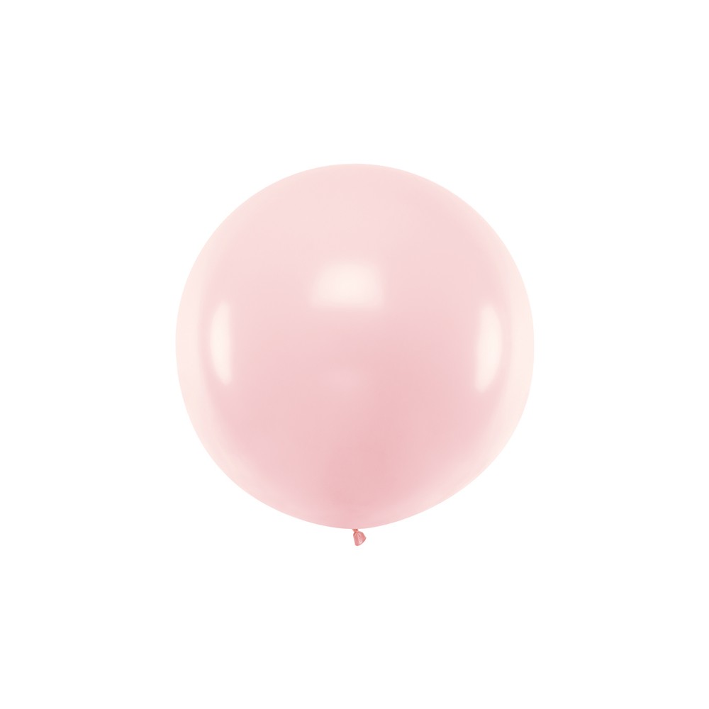 Ballon rond 1m - Rose pâle pastel