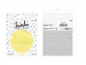 Ballon rond 1m - Jaune clair pastel