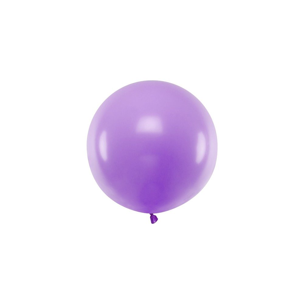 1 ballon rond en latex – Bleu lavande – 60 cm