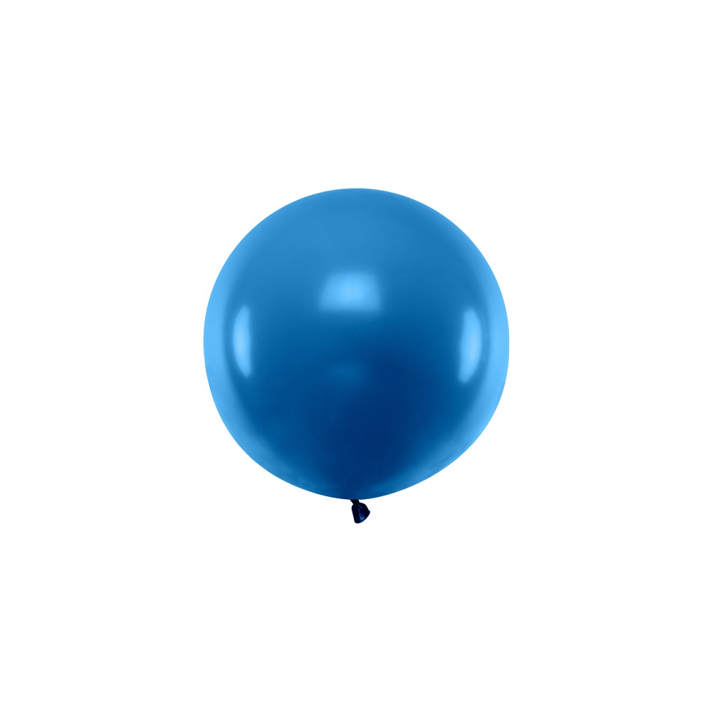 1 ballon rond en latex – Bleu marine – 60 cm