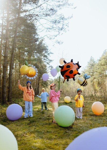 1 ballon rond en latex –...