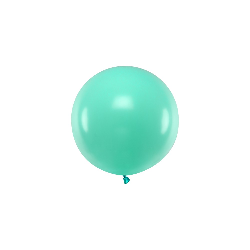 1 ballon rond en latex – Aigue-marine – 60 cm