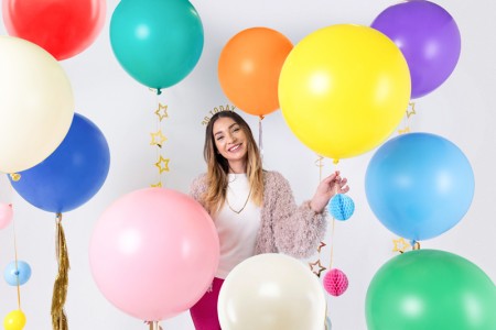 Ballon rond 60 cm - Pastel...