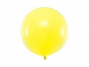 1 ballon rond en latex – Jaune citron – 60 cm