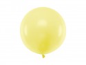 Ballon rond 60cm - Jaune clair pastel