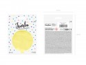 Ballon rond 60cm - Jaune clair pastel