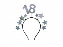 Bandeau avec étoiles 18 - argent