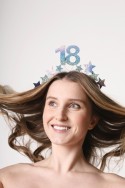 Bandeau avec étoiles 18 - argent