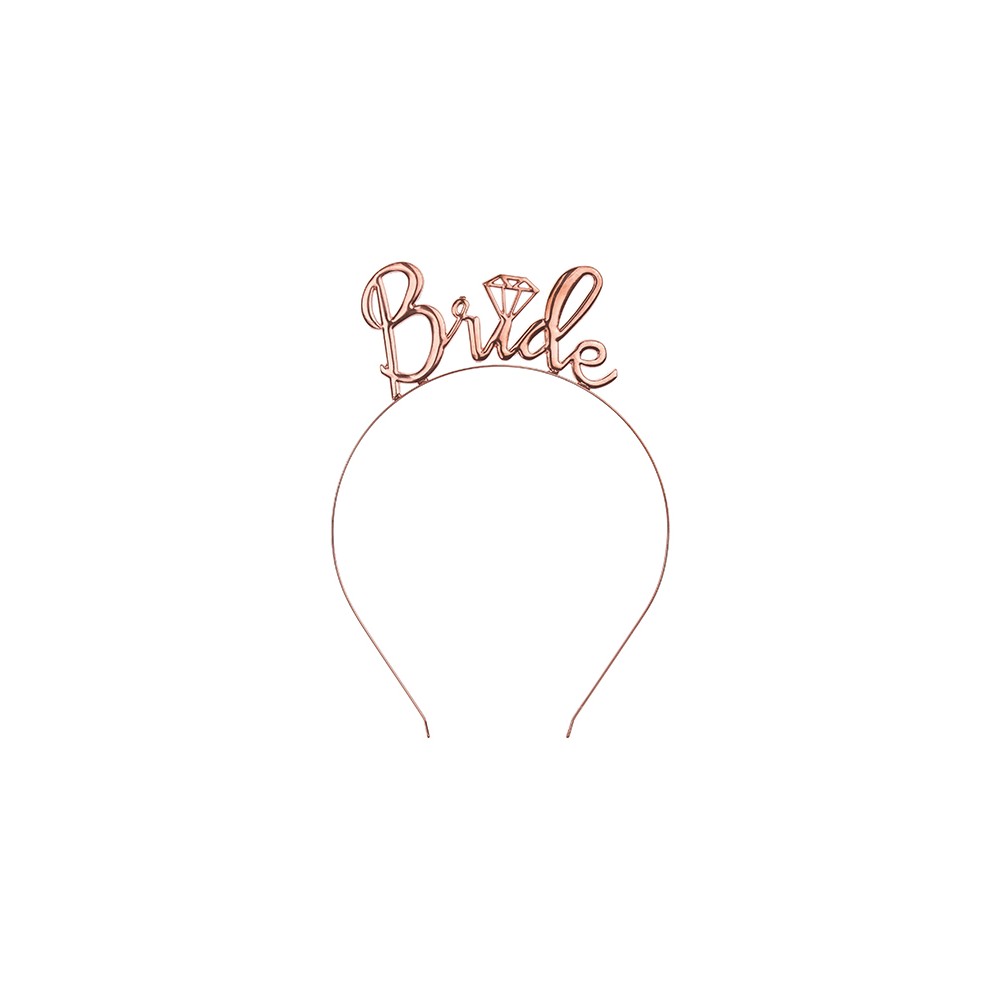 Bandeau mariée - or rose